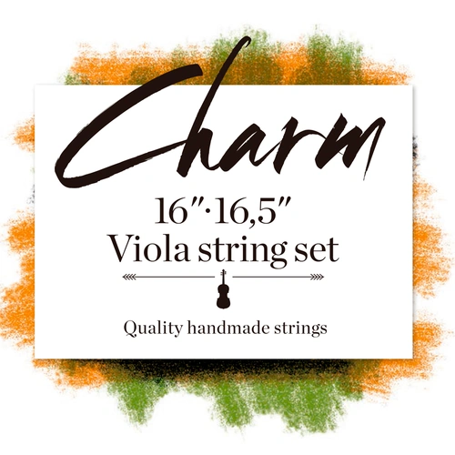 Charm Viola Set Titanium/Silver/Tungsten 16-16.5in