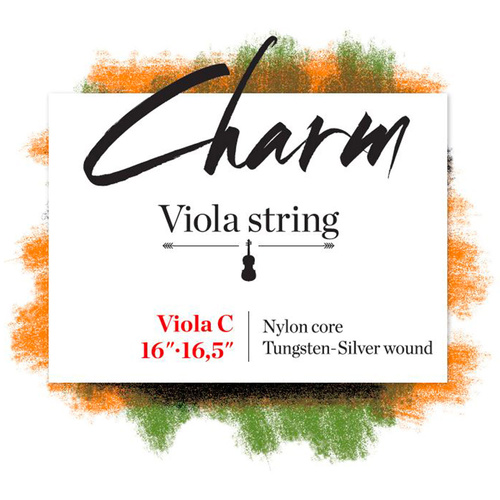 Charm Viola Tungsten C Necklace 16-16.5in