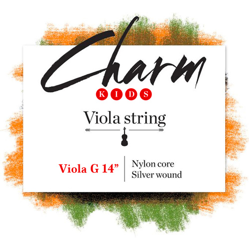 Charm Viola G String Silver 14 Inch