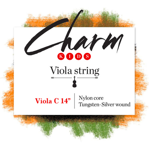CHARM Viola C String Tungsten/Silver 14in