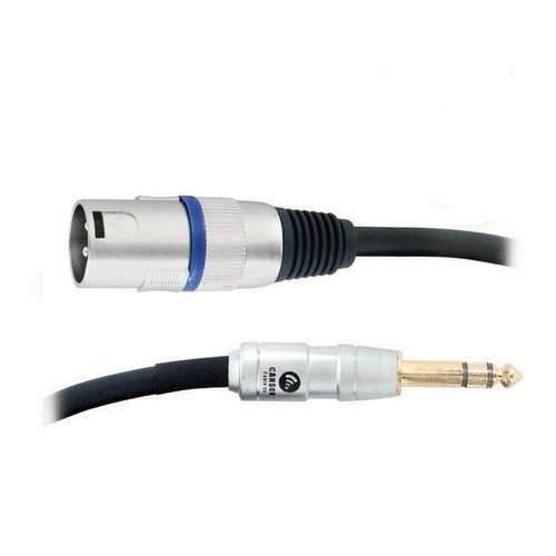 Carson Rocklines 6 Foot Balanced TRS/(M) XLR Cable TRS Jack To XLR