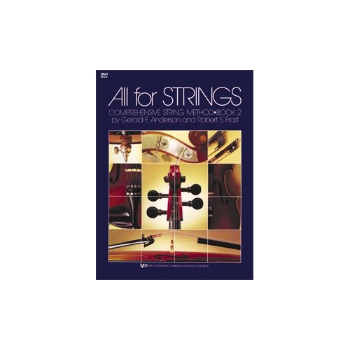 All for Strings Book 2 Cello by Gerald Anderson, Robert Frost, 48 Pages, Neil A. Kjos Music Company