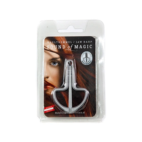 Schwarz Jaw Harp Size 8 (65mm) - Silver, Individually Packaged with Instructions, Made in Austria