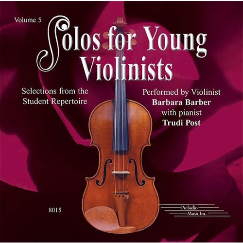 Solos For Young Violinists Volume 5 CD