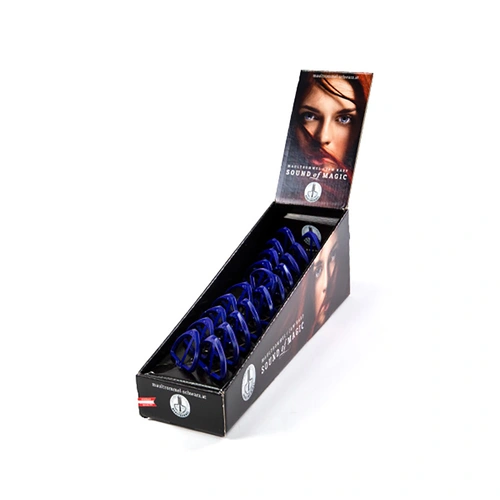Schwarz Jaw Harps Display Box of 20 Size 12 Blue with Instructions, 75mm, Sound of Magic Series, Made in Austria