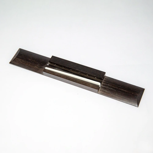 Classic Ebony Guitar Bridge - Made in Germany, 190mm x 29mm