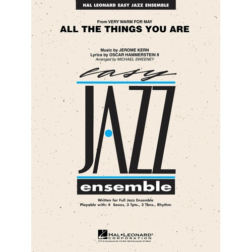 All The Things You Are Junior Ensemble 2 (Music Score/Parts/CD)
