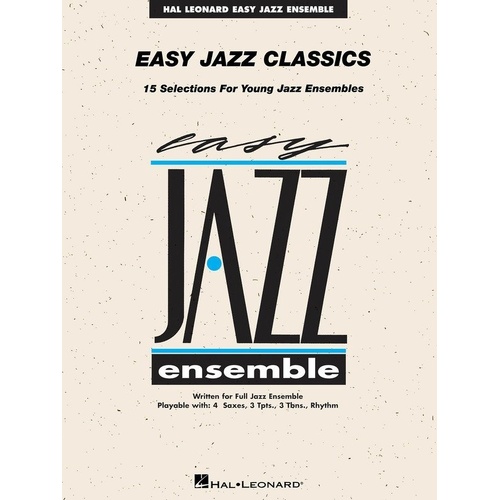 Easy Jazz Classics Trumpet 4 - Hal Leonard - 32 Pages - Jazz Ensemble Series