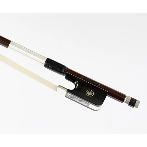 Cello Bow-A.R. Sandner Pernambuco  Octagonal Inlaid