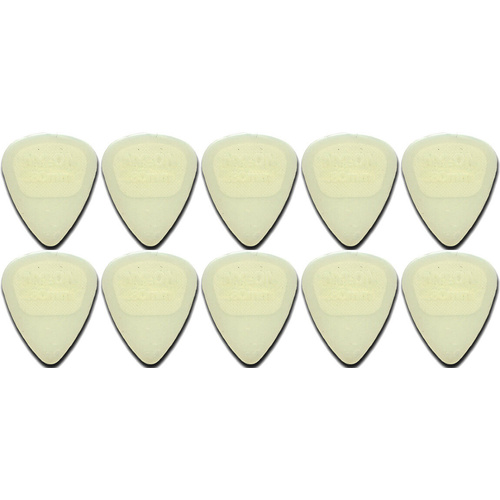 10 x Jim Dunlop Glow In The Dark Standard .80MM Gauge Guitar Picks Nylon