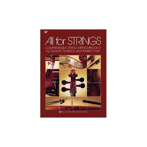 All for Strings Book 3 Violin