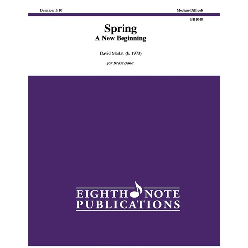 Spring - A New Beginning Brass Band Sheet Music for Flexi and Small Ensemble