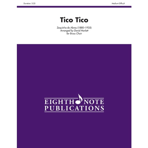 Tico Tico Brass Sheet Music for Flexi and Small Ensemble