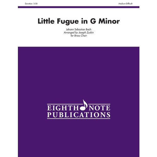 Little Fugue In G Minor Brass Choir
