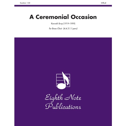 Ceremonial Occasion A Brass Choir