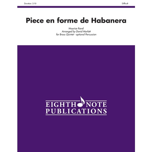 Piece en forme de Habanera for Brass Quintet