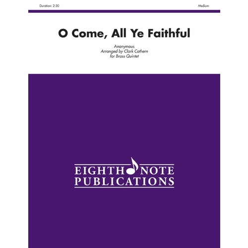 O Come All Ye Faithful Brass Quintet
