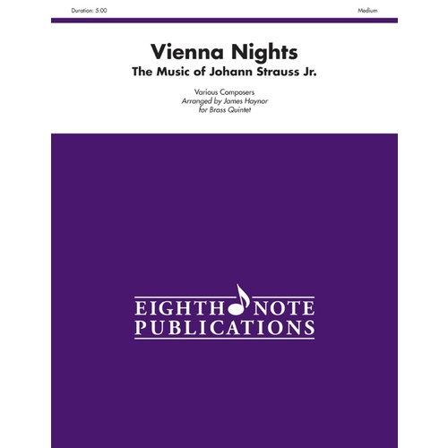 Vienna Night Music Brass Quintet Sheet Music
