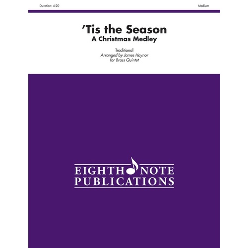 Tis the Season - Christmas Medley for Brass Quintet