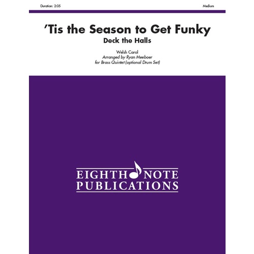 Tis the Season to Get Funky Brass Quintet Sheet Music