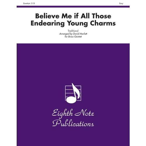 Believe Me If All Those Young Charms Brass Quintet