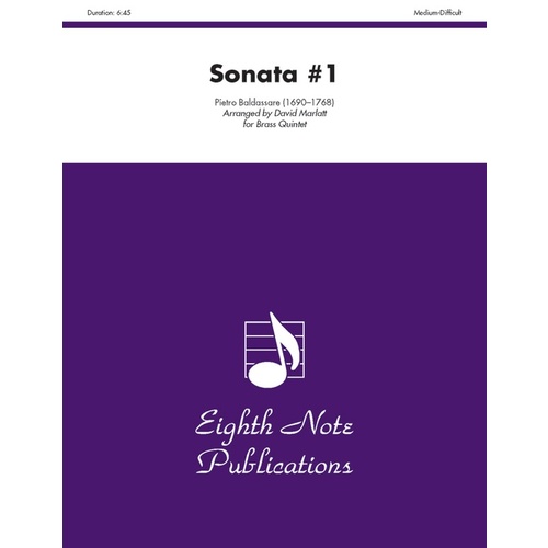 Sonata #1 Brass Quintet Sheet Music for Flexi and Small Ensemble