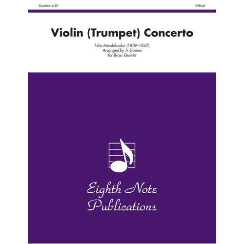 Violin and Trumpet Concerto Brass Quintet Sheet Music