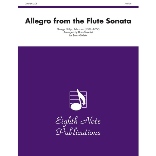 Allegro From The Flute Sonata Brass Quintet