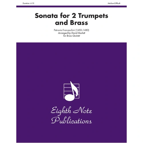 Sonata for 2 Trumpets and Brass Quintet by Franceschini