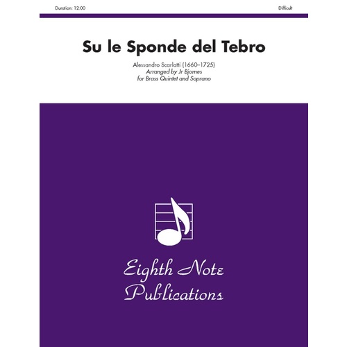 Su le Sponde del Tebro Brass Quintet and Soprano Sheet Music