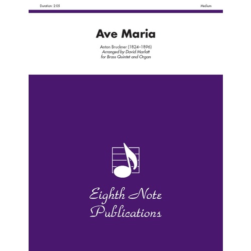 Ave Maria for Brass Quintet and Organ