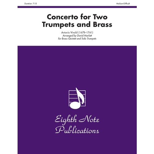 Concerto For Two Trumpets And Brass Brass Quintet