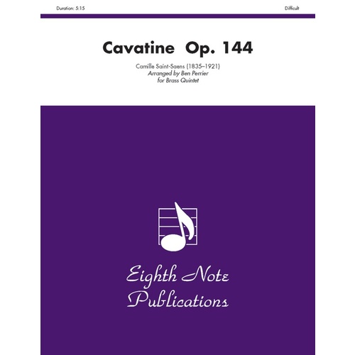Cavatine Op. 144 Flexi Brass Quintet Sheet Music