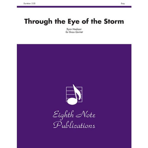 Through the Eye of the Storm Brass Quintet Sheet Music