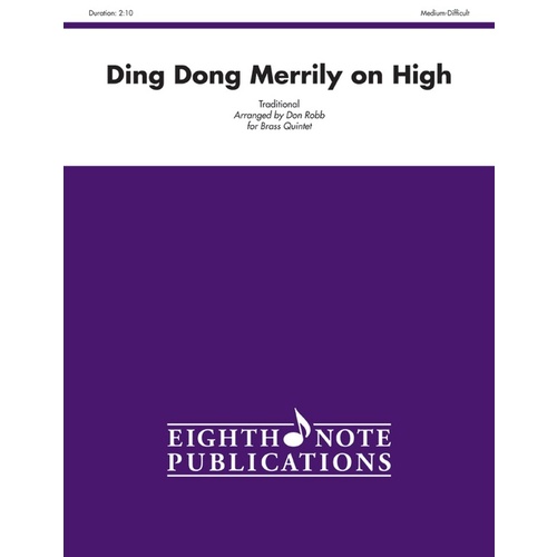 Ding Dong Merrily On High Brass Quintet