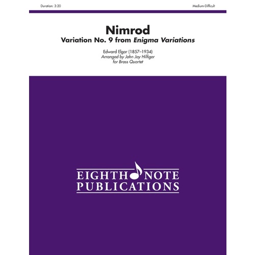 Nimrod Variation No 9 From Enigma Brass Quartet