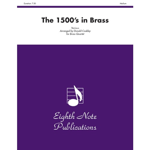 1500s in Brass - The Brass Quartet Sheet Music