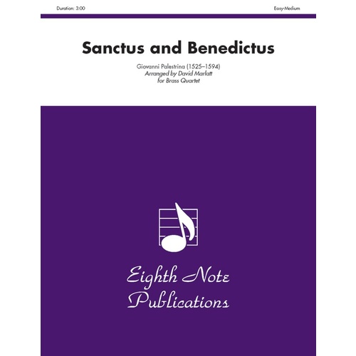 Sanctus and Benedictus Brass Quartet Sheet Music for Flexi and Small Ensemble