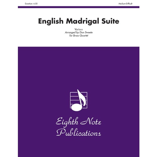 English Madrigal Suite Brass Quartet
