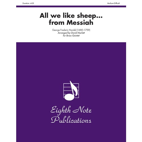 All We Like Sheep... From Messiah Brass Quintet