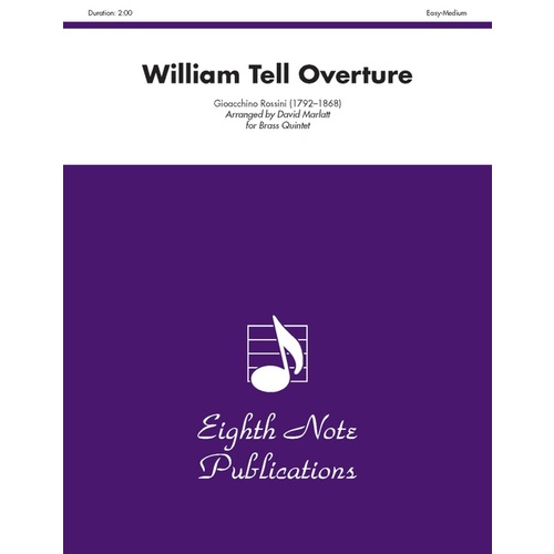William Tell Overture for Brass Quintet Sheet Music