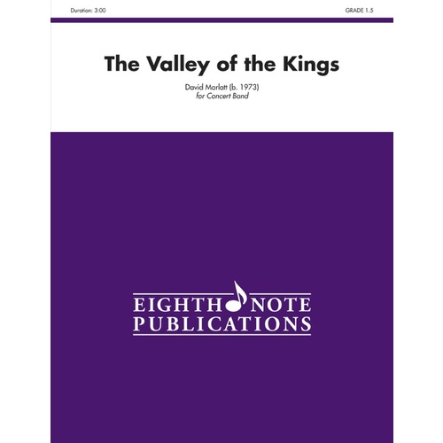 Valley of the Kings Concert Band Sheet Music Grade 1.5