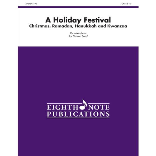 A Holiday Festival - Concert Band Sheet Music Grade 1.5