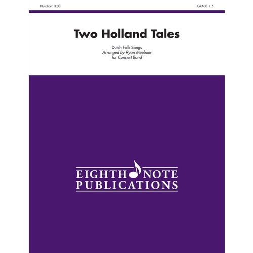 Two Holland Tales Concert Band Sheet Music Grade 1.5