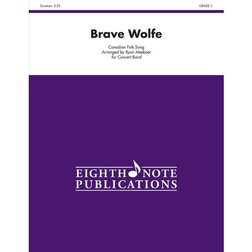 Brave Wolfe Concert Band Sheet Music Grade 2