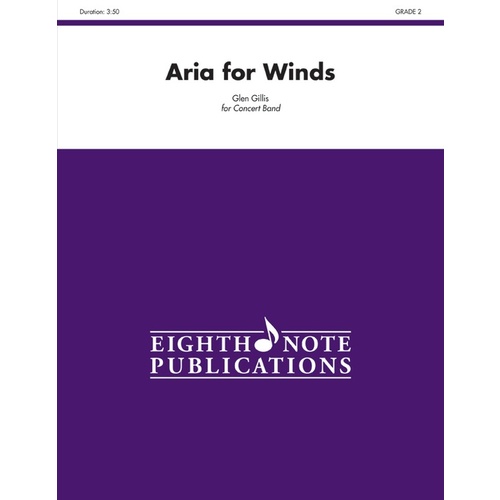 Aria for Winds Concert Band Sheet Music Grade 2