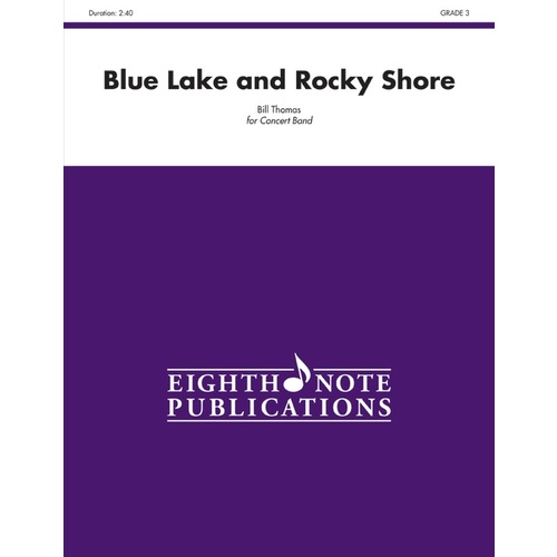 Blue Lake and Rocky Shore Concert Band Sheet Music Grade 3