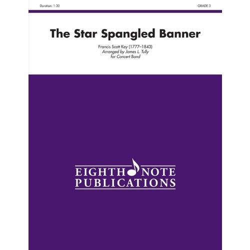 Star Spangled Banner Concert Band Sheet Music Grade 3