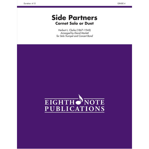 Side Partners Cornet Solo or Duet Sheet Music for Concert Band Grade 4