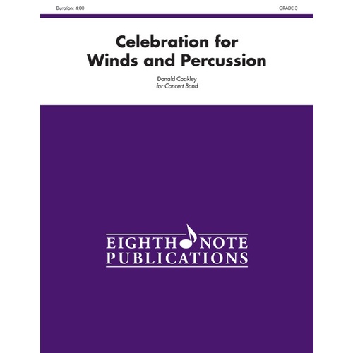 Celebration For Winds And Percussion Concert Band Gr 3